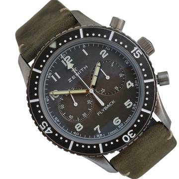  Zenith Cronometro Tipo Cp-2 Flyback Full Set First Series Like NEW 2018 </h1> 