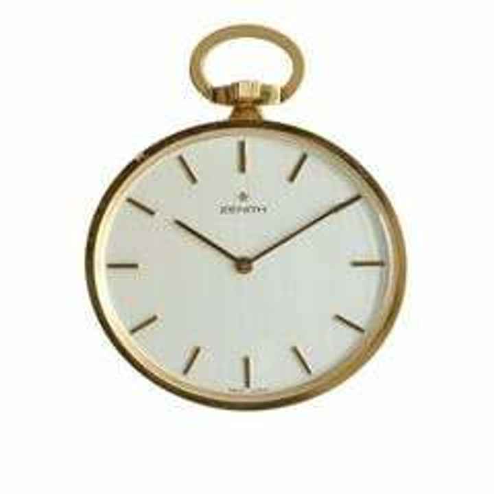  Zenith Pocket watch oval shaped open face yellow gold 18KT Very Rare </h1> 