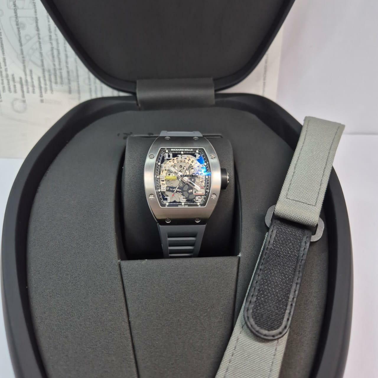 Thumbnail von Richard Mille RM 029 Big Date Titanium 2 Straps Automático Completo