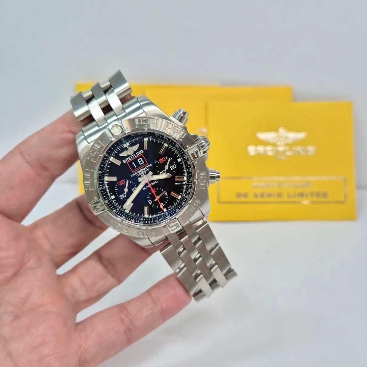 Breitling Blackbird Chronomat Blackbird Edição Limitada 44mm Automático Completo
