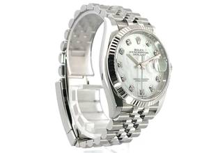 Thumbnail von Rolex Datejust 36 Oystersteel / Weißgold 126234 Perlmutt DIA Jubile