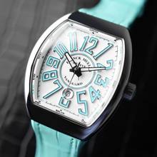 Thumbnail von Franck Muller Vanguard Steel Tiffany Blue Special Edition </h1>