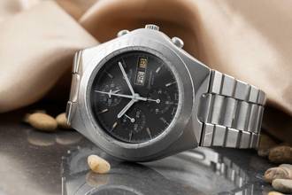 Thumbnail von Omega Speedmaster Mark V German Version Stahl Automatik Ref. 376.0806 Vintage
