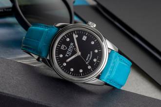 Thumbnail von Tudor Glamour Date Edelstahl Diamonds Automatik Herrenuhr Ref. 55000