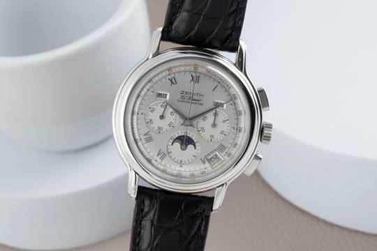  Zenith El Primero Chronomaster Chronograph Automatik Edelstahl Herrenuhr Ref 14/01.0240.410  