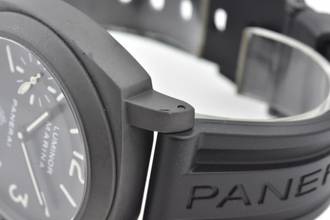 Thumbnail von Panerai Luminor Marina Logo PAM00005 PAM 005 DLC Blacked Out </h1>