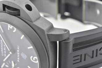 Thumbnail von Panerai Luminor Marina Logo PAM00005 PAM 005 DLC Blacked Out </h1>