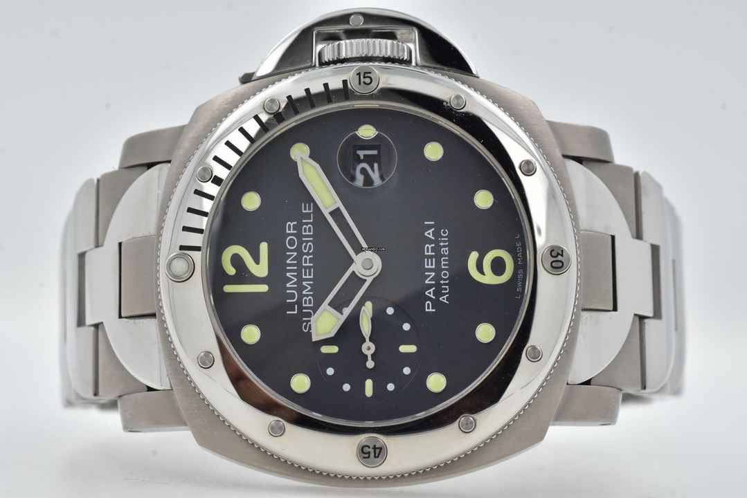  Panerai Luminor Submersible 44mm Titanium Steel PAM00170 Bracelet PAM 170 </h1> 