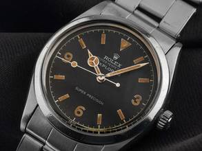 Thumbnail von Rolex Explorer Ref.5500 1957 Full Set original unpoliert Vintage </h1>