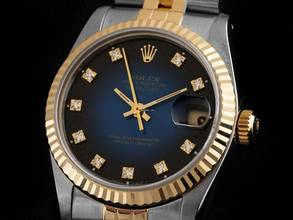 Thumbnail von Rolex Datejust 31 Medium Diamanten Ref.68273 1995 Full Set sehr gut Vintage