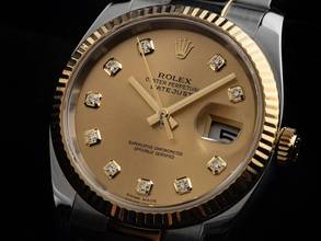 Thumbnail von Rolex Datejust 36 Ref.116233 2005 Full Set wie Neu Vintage </h1>