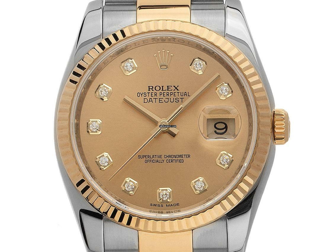 Rolex Datejust 36 Ref.116233 2005 Full Set wie Neu Vintage </h1>