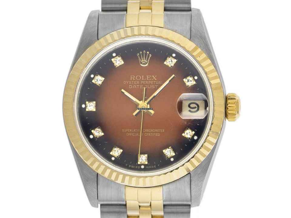  Rolex Datejust 31 Medium Ref.68273 1988 Full Set sehr gut Vintage  