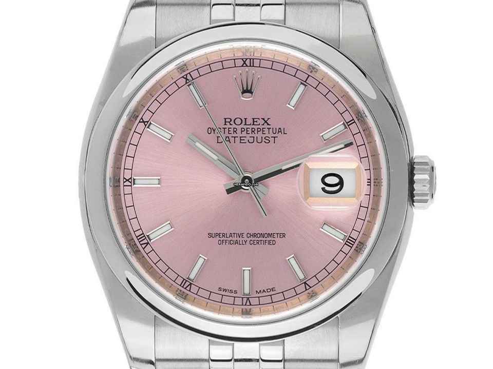  Rolex Datejust 36 Ref.116200 2016 Full Set wie Neu Vintage 