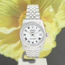 Thumbnail von Rolex Datejust 31 Medium Stahl/Weißgold Ref :68274 Box von 1993 </h1>