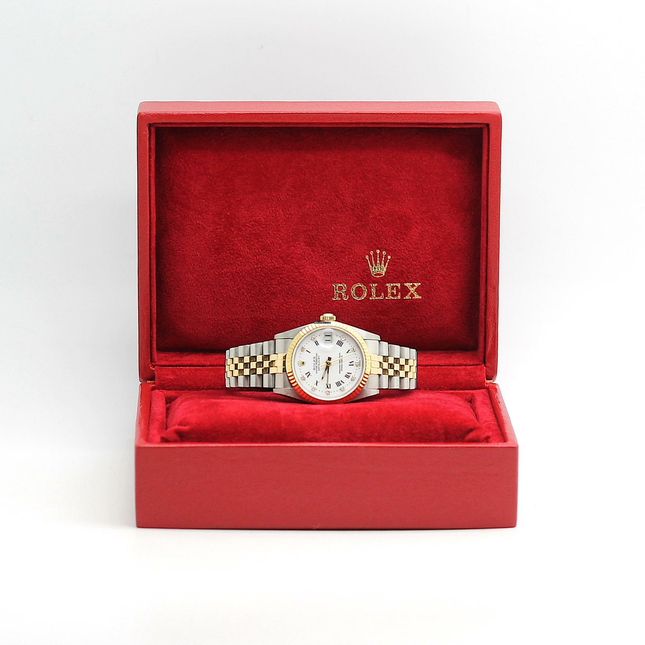  Rolex Datejust 31 Medium Stahl/Gold Ref: 68273 Box von 1994 </h1> 