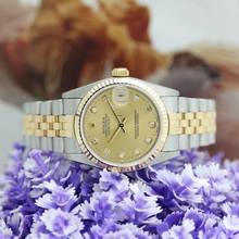 Thumbnail von Rolex Datejust 31 Medium Stahl/Gold Ref: 68273 Box & Papiere von 1997 </h1>