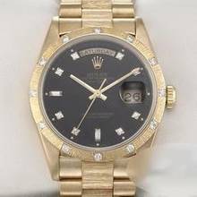 Thumbnail von Rolex Day-Date 36 36mm 18308 Gelbgold 750 Diamanten Automatik 18kt Yellow Gold Black Dial </h1>