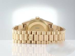 Thumbnail von Rolex Day-Date 36 36mm 18308 Gelbgold 750 Diamanten Automatik 18kt Yellow Gold Black Dial </h1>