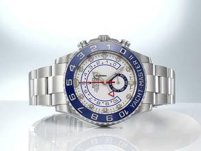 Thumbnail von Rolex Yacht-Master II 116680 2019 Edelstahl Chronograph Automatik Stahl Stainless Steel Oyster-band Chronometer White Dial </h1>