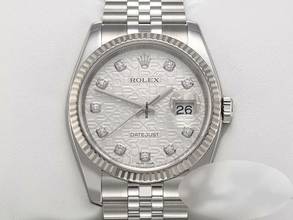 Thumbnail von Rolex Datejust 36 36mm 116234 Stahl Weissgold 750 Diamanten Automatik Stainless Steel 18kt White Gold Jubilé-band Chronometer Oyster </h1>