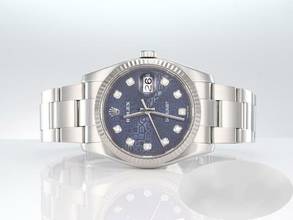 Thumbnail von Rolex Datejust 36 36mm 116234 Stahl Weissgold 750 Diamanten Automatik Stainless Steel 18kt White Gold Oyster-band Chronometer Blue Dial </h1>