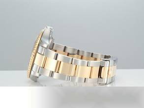 Thumbnail von Rolex Yacht-Master 35mm Edelstahl Gelbgold 750 Automatik Stainless Steel 18kt Yellow Gold Oyster-band Chronometer Blue Dial </h1>