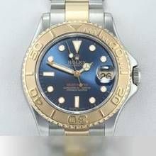 Thumbnail von Rolex Yacht-Master 35mm Edelstahl Gelbgold 750 Automatik Stainless Steel 18kt Yellow Gold Oyster-band Chronometer Blue Dial </h1>