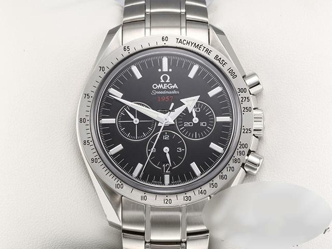 Omega Speedmaster Broad Arrow 1957 2012 Edelstahl 321.10.42.50.01.001 Stahl Steel Black Dial </h1>