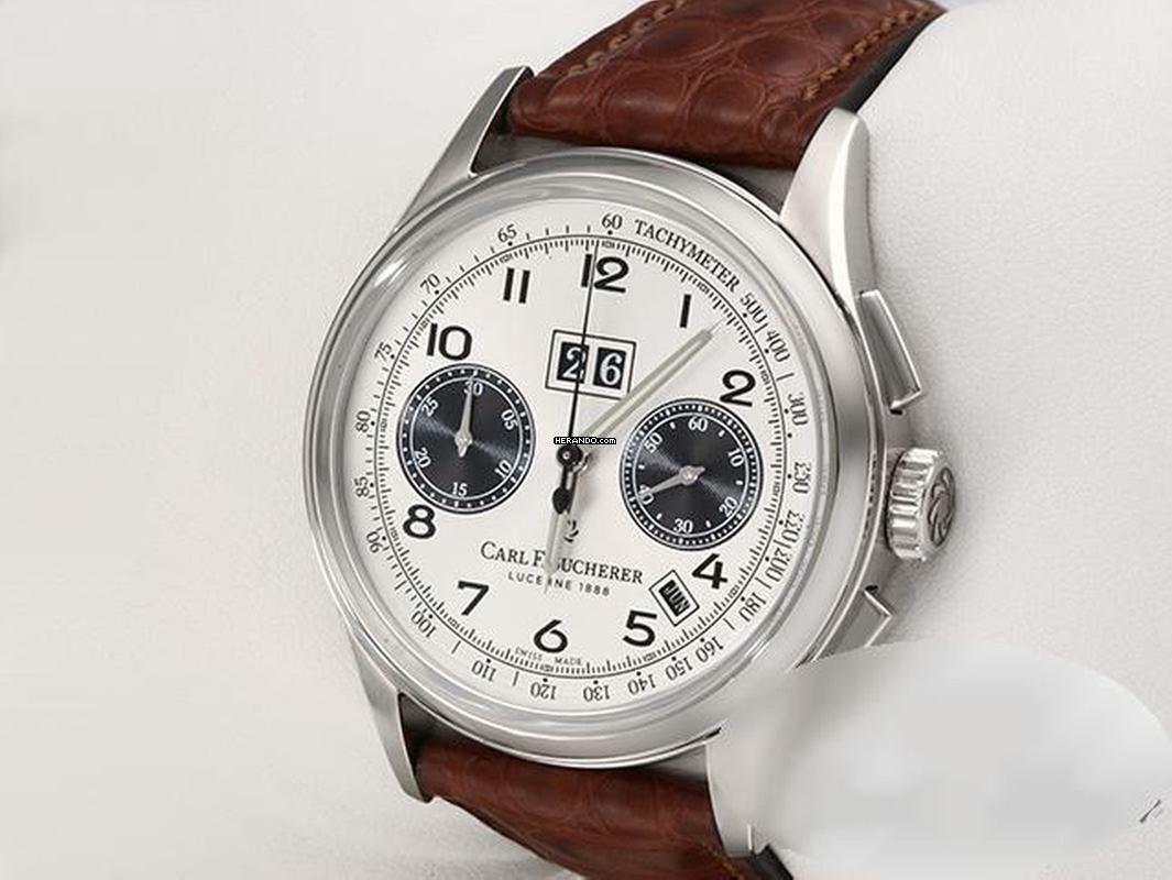 Carl F. Bucherer Heritage Bicompax Annual 00.10803.08.12.01 2025 Automatik Stahl Steel </h1>