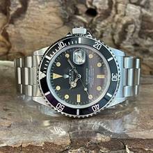 Thumbnail von Rolex Submariner Date Submariner Date - Matte Patina Dial - Zwischenreferenz - Ref. 16800 Pumpkin Patina Matte Dial </h1>