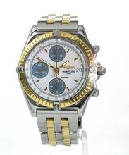 Thumbnail von Breitling Chronomat Automatik mit Goldlünette 18 ct Ref. D13050.1