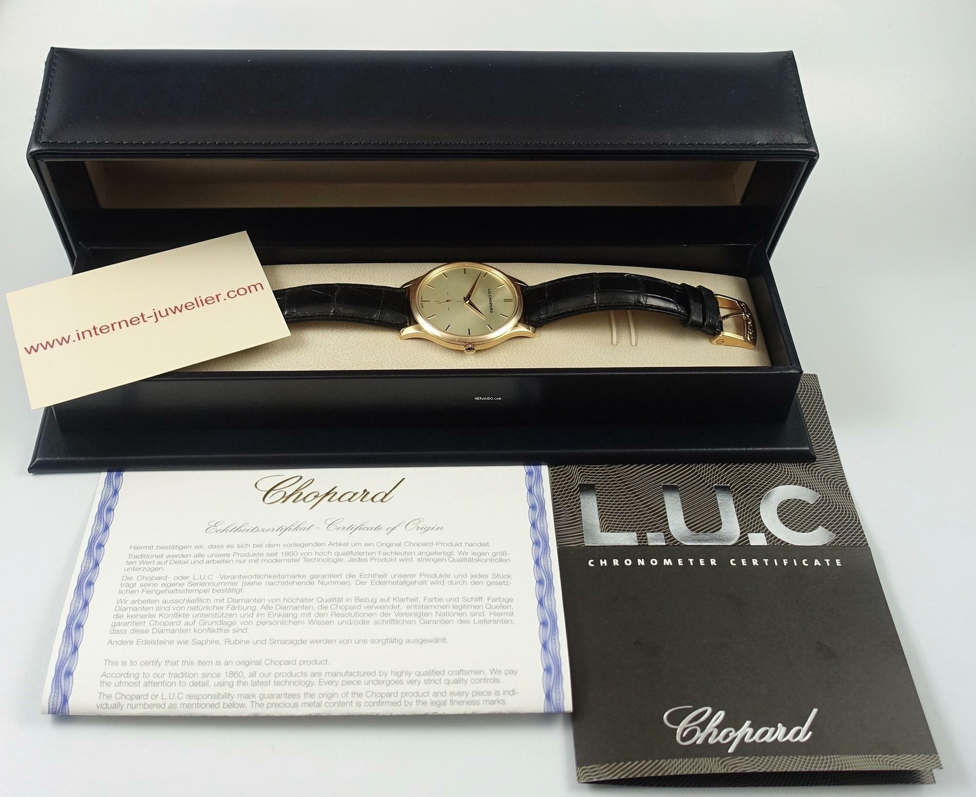 Thumbnail von Chopard L.U.C Xps Small Seconde Rosegold Full Set / Unworn