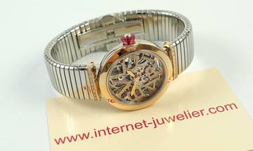 Thumbnail von Bulgari Lucea Skeleton Rosegold/Stahl Brillanten Full Set / Neuware