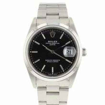  Rolex Oyster Perpetual Date 34MM Steel Black Dial </h1> 