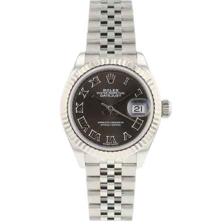  Rolex Lady-Datejust 28 Steel Jubilee Fluted Grey Roman Dial </h1> 
