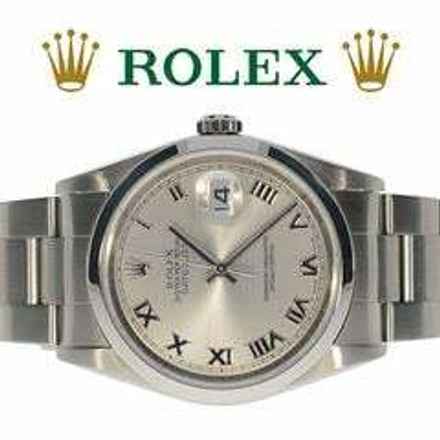  Rolex Datejust 36 36mm Stahl 2002 Sehr schönes Full Set </h1> 