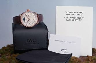 Thumbnail von IWC Portugieser Ewiger Kalender 44mm Perpetual Calendar 18kt Rosègold Ref. IW503302 </h1>