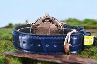 Thumbnail von IWC Portofino Automatic 40 Automatic 18kt. Rosègold Blue Dial B&P IW356522 </h1>