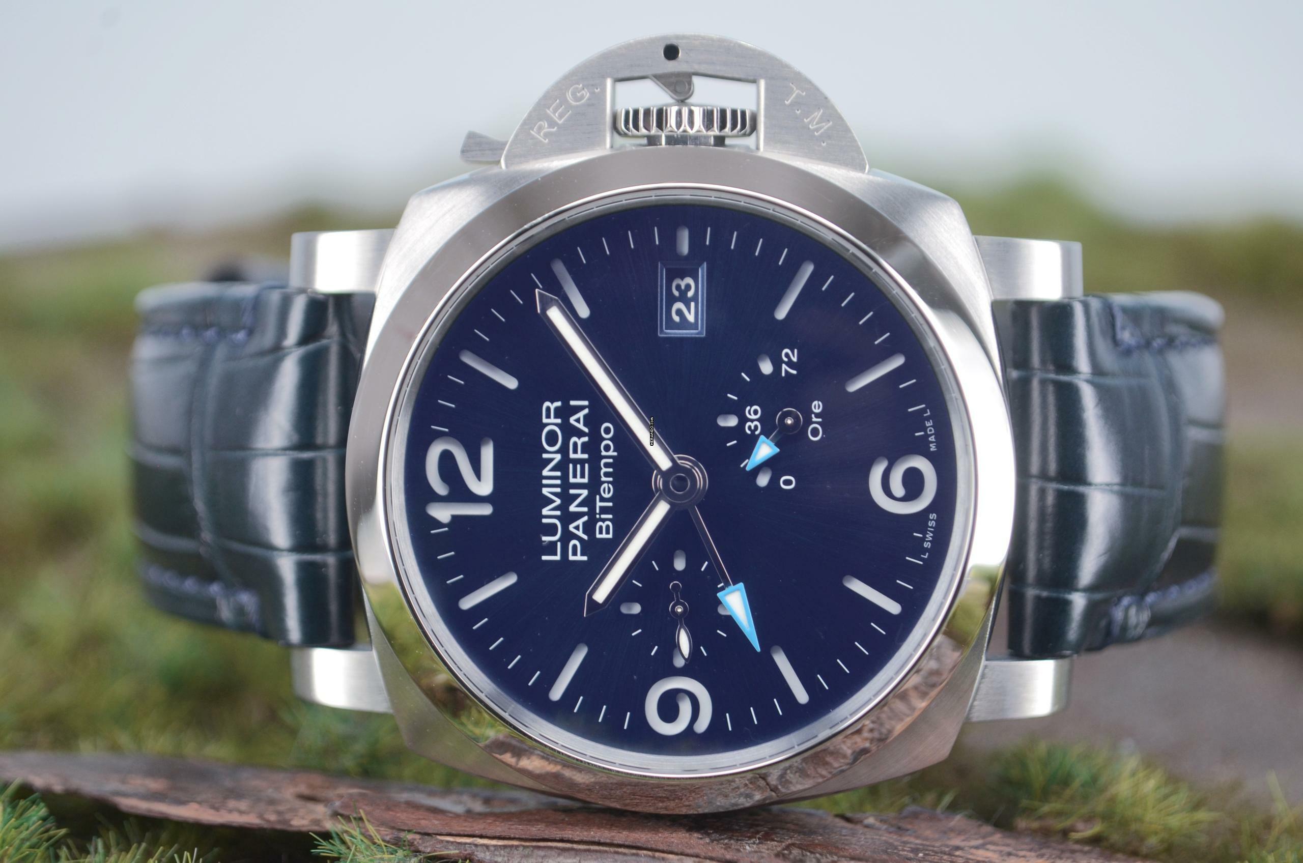 Panerai Luminor 1950 44mm BiTempo GMT Power Reserve Referenz PAM 01361 </h1>