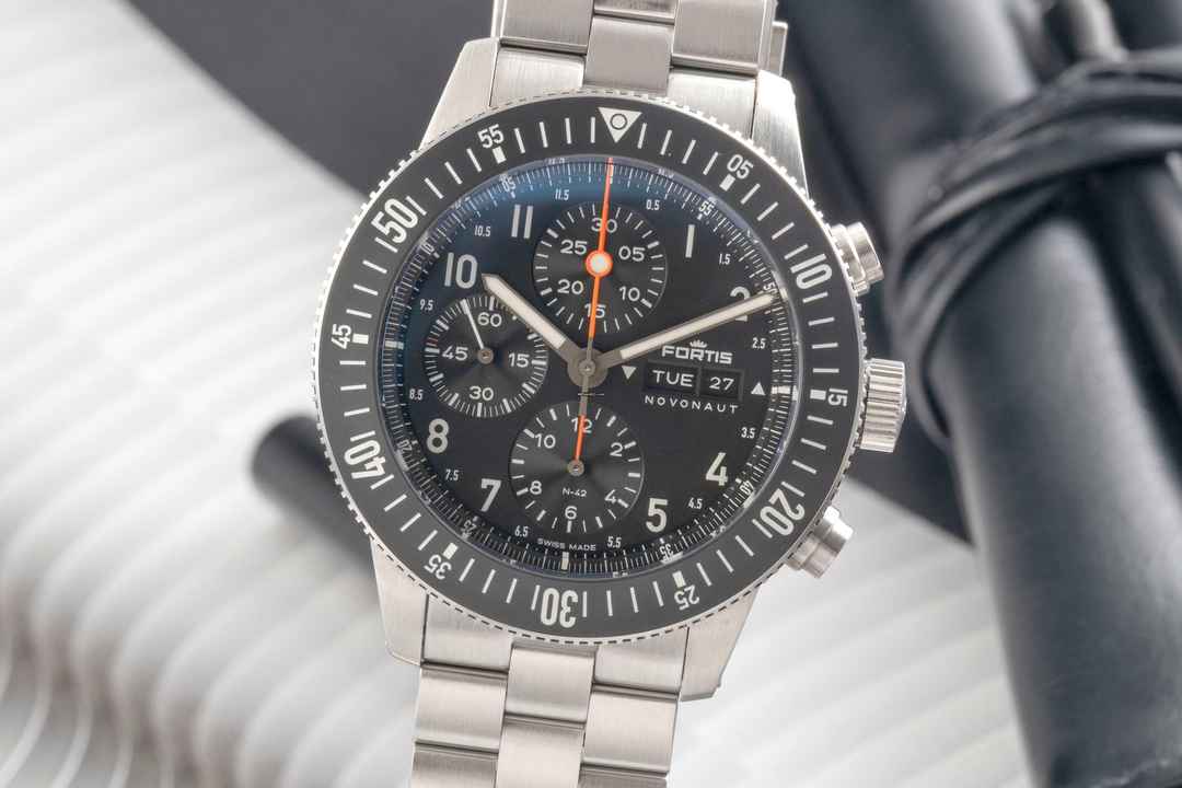  Fortis Novonaut N-42 Chronograph Legacy Edition Stahl Automatik Ref. W.204.0020  