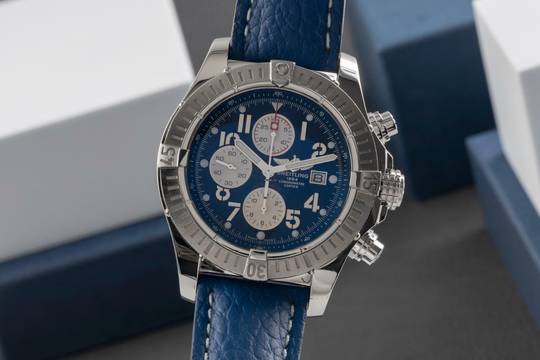  Breitling Super Avenger Chronograph Edelstahl Automatik Ref. A13370  
