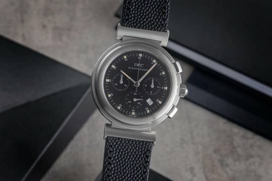  IWC Da Vinci Chronograph Datum Edelstahl Quarz Herrenuhr Ref. IW372805  