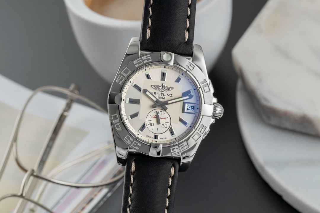  Breitling Galactic 36 Edelstahl Automatik Herrenuhr Ref. A37330 Klassiker 