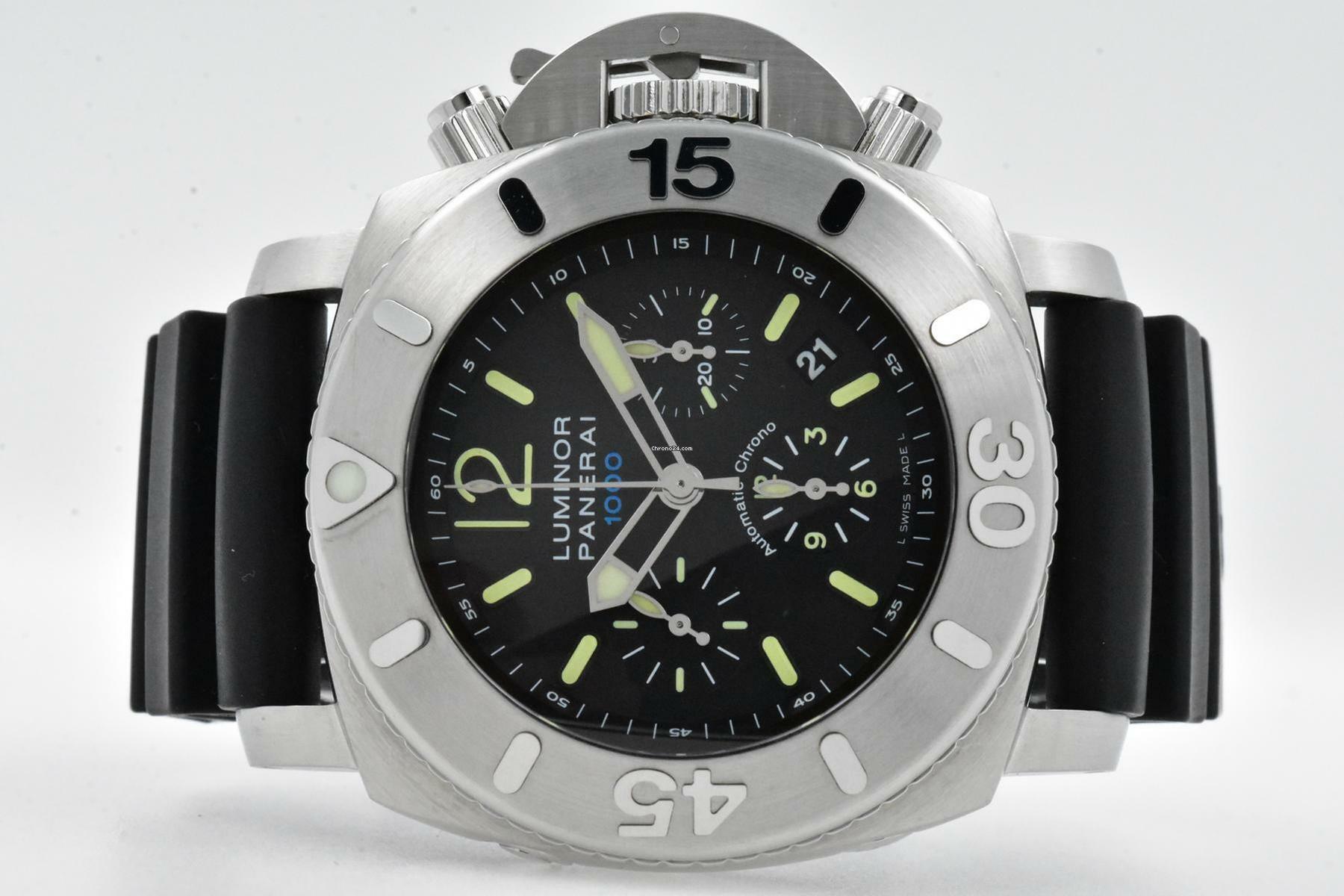 Panerai Luminor Submersible 1000m 47mm Chronograph PAM 187 Limited Edition </h1>