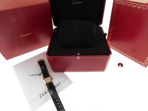 Thumbnail von Cartier Tank Française Lady 18 Karat Gelbgold mit Original Box und Schließe