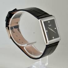 Thumbnail von Piaget Tank ultra-thin 9150 Factory black diamonds indexes white gold 18KT </h1>