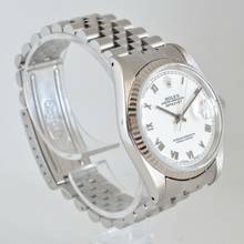 Thumbnail von Rolex Datejust 36 16234 white romans dial TOP Condition Full Set </h1>