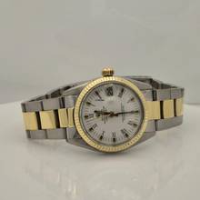 Thumbnail von Rolex Datejust 31 Ouro Branco & Aço 31mm Vintage Automático Completo