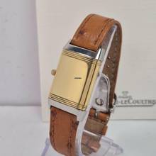 Thumbnail von Jaeger-LeCoultre Reverso Lady Small Ouro & Aço Corda 20x33mm Completo